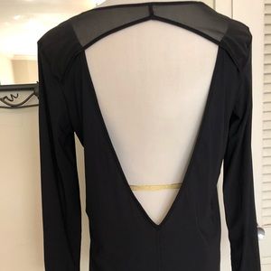 LuLuLemon silky top with open back